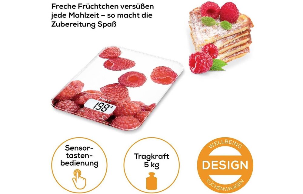 Beurer KS 19 Berry - Keukenweegschaal