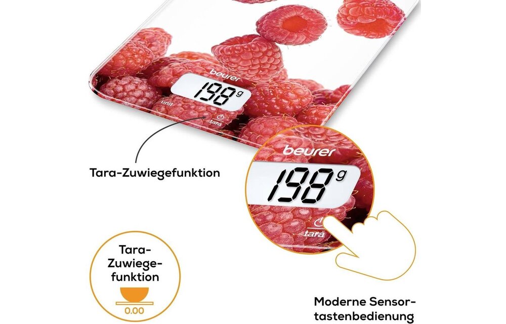 Beurer KS 19 Berry - Keukenweegschaal