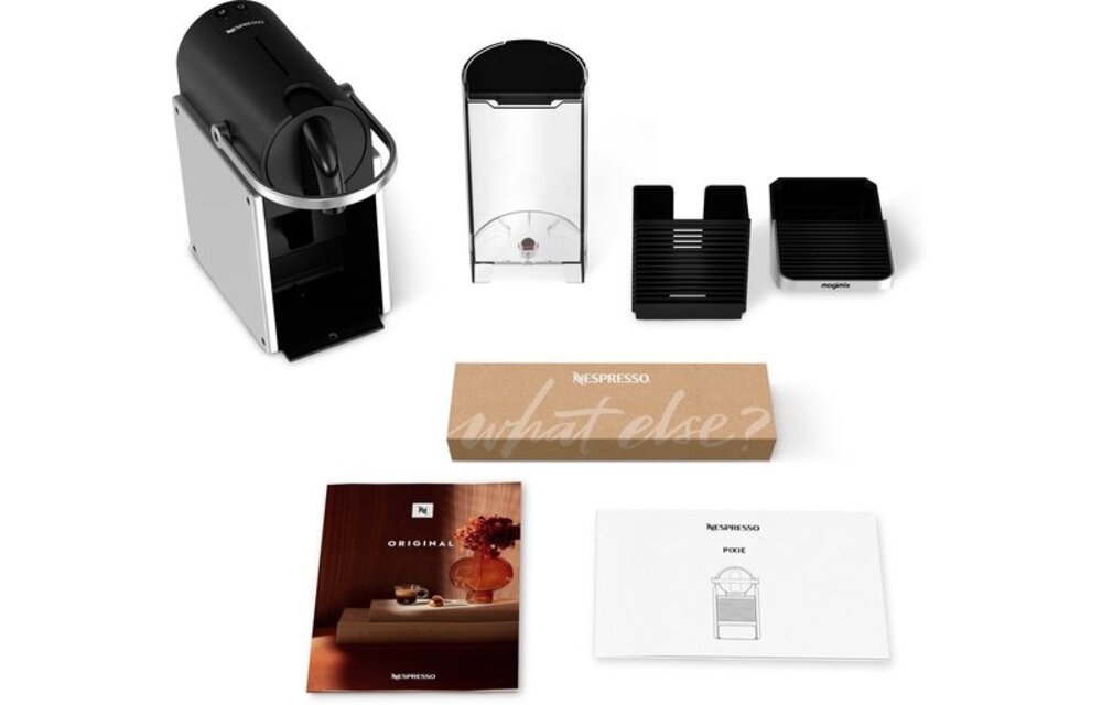 Magimix Nespresso Pixie M113 Metaalgrijs - Koffiemachine