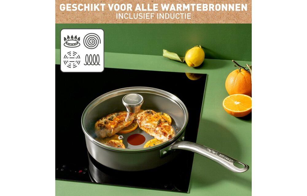 Tefal Renew+ Keramische hapjespan Ø24 cm