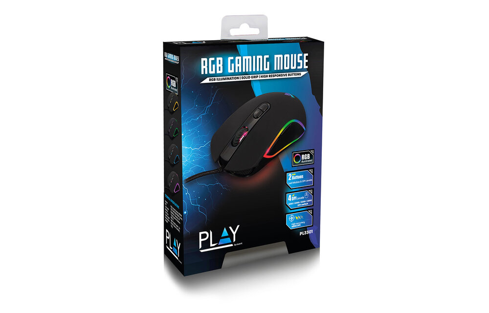 Ewent Play PL3301 RGB - Gaming Muis
