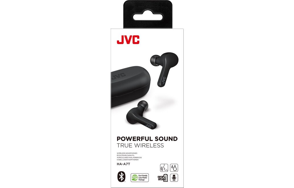 JVC HA-A7T (Zwart) - Draadloze oordopjes