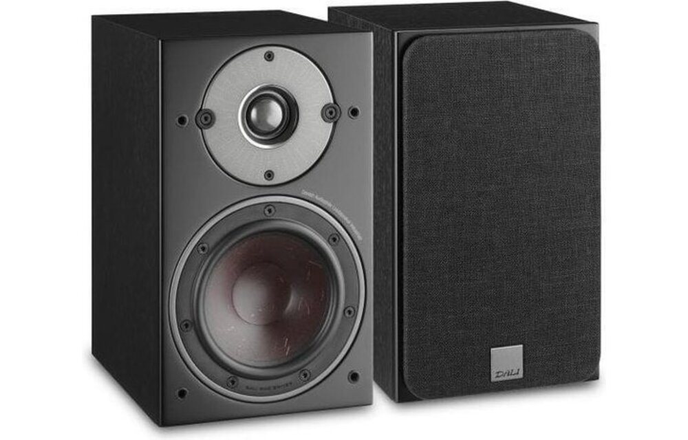 Dali Oberon 1 Zwart - Boekenplank speaker