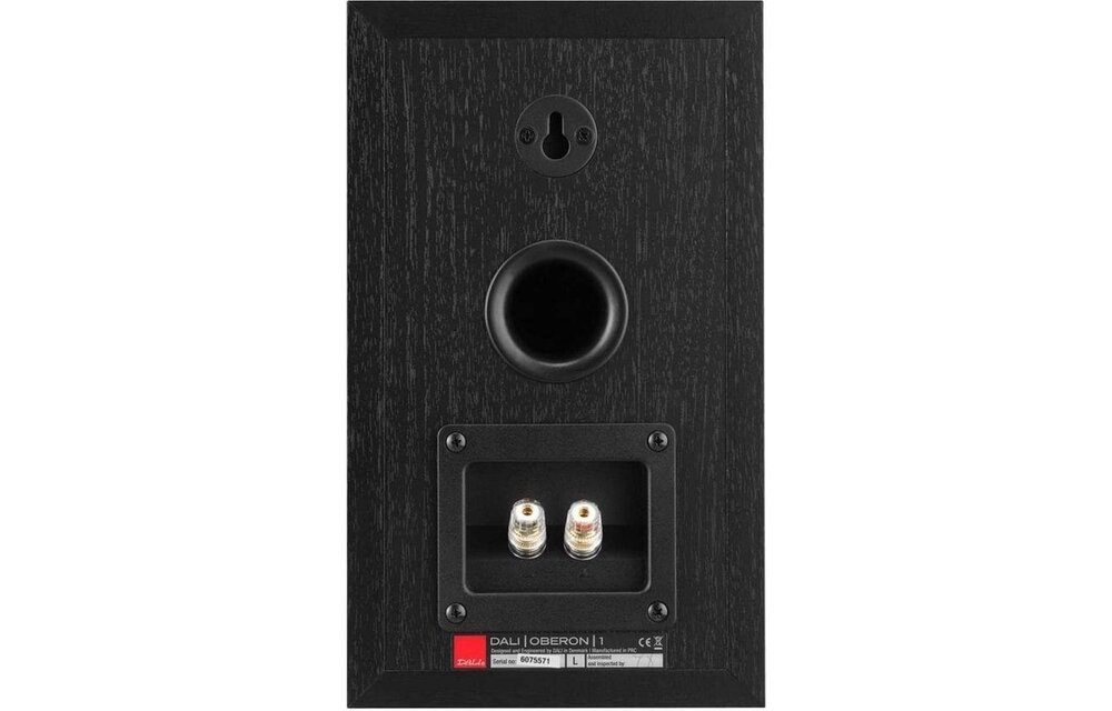 Dali Oberon 1 Zwart - Boekenplank speaker