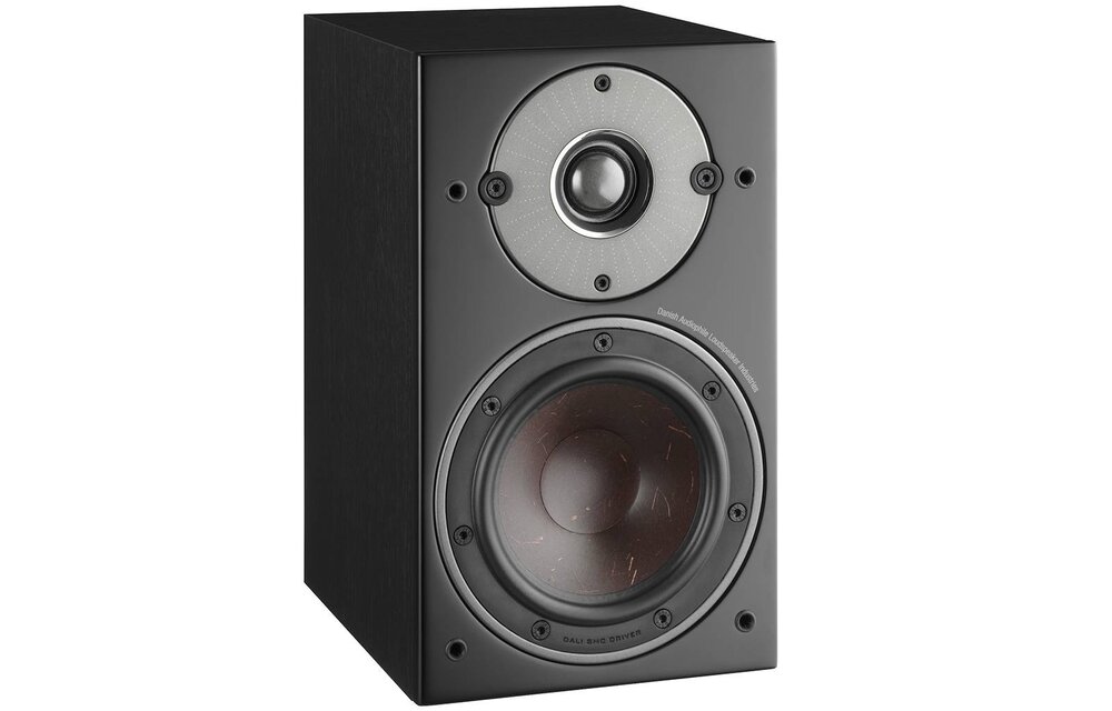 Dali Oberon 1 Zwart - Boekenplank speaker