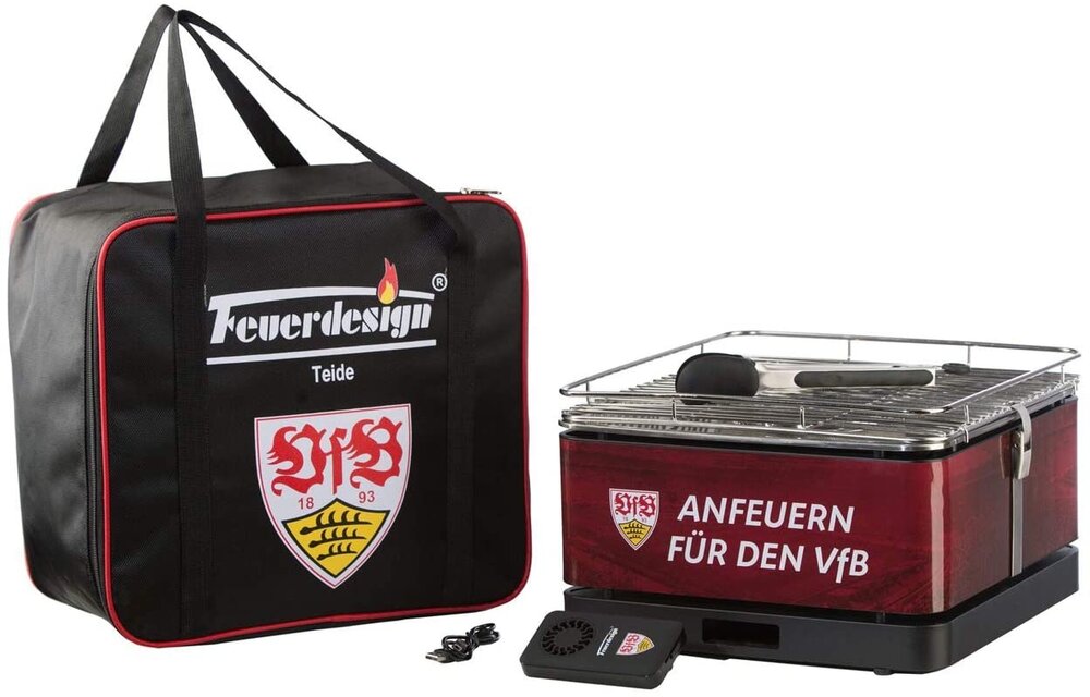 Feuerdesign Teide VfB Stuttgart - Tafelbarbecue
