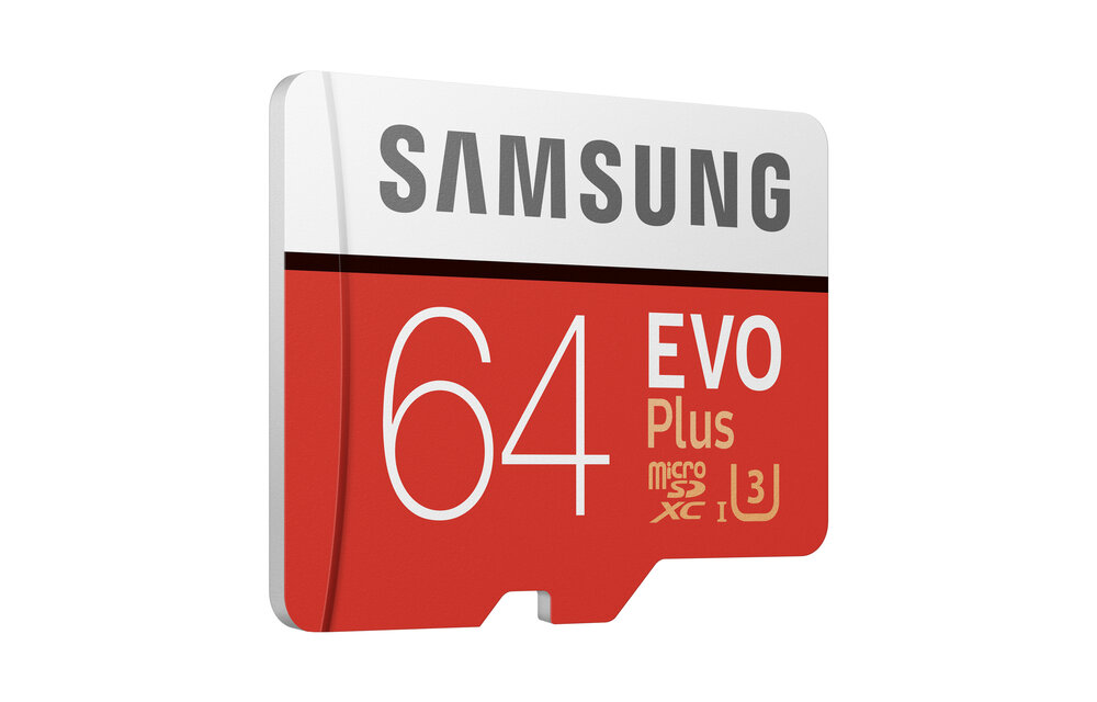 Samsung EVO Plus MicroSDXC 64GB - Micro SD kaart
