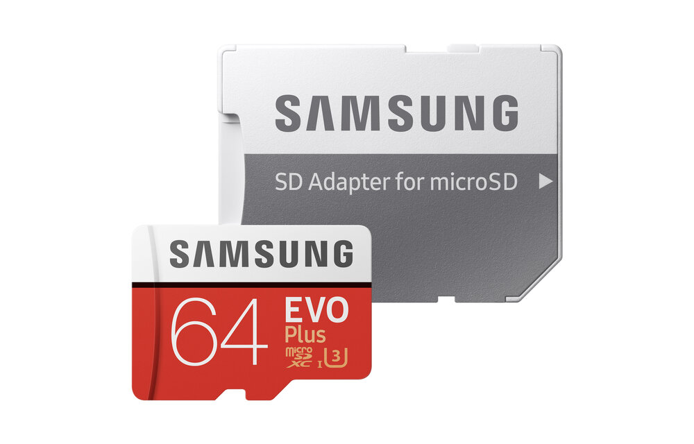 Samsung EVO Plus MicroSDXC 64GB - Micro SD kaart