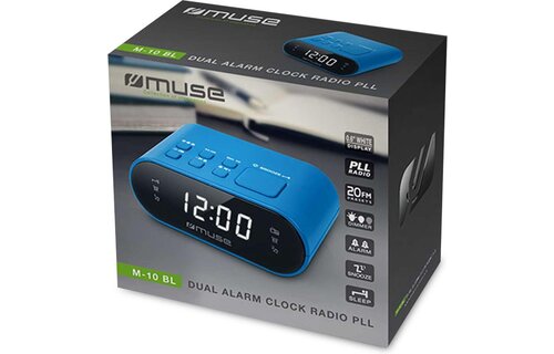 Muse M-10 BL - Wekkerradio