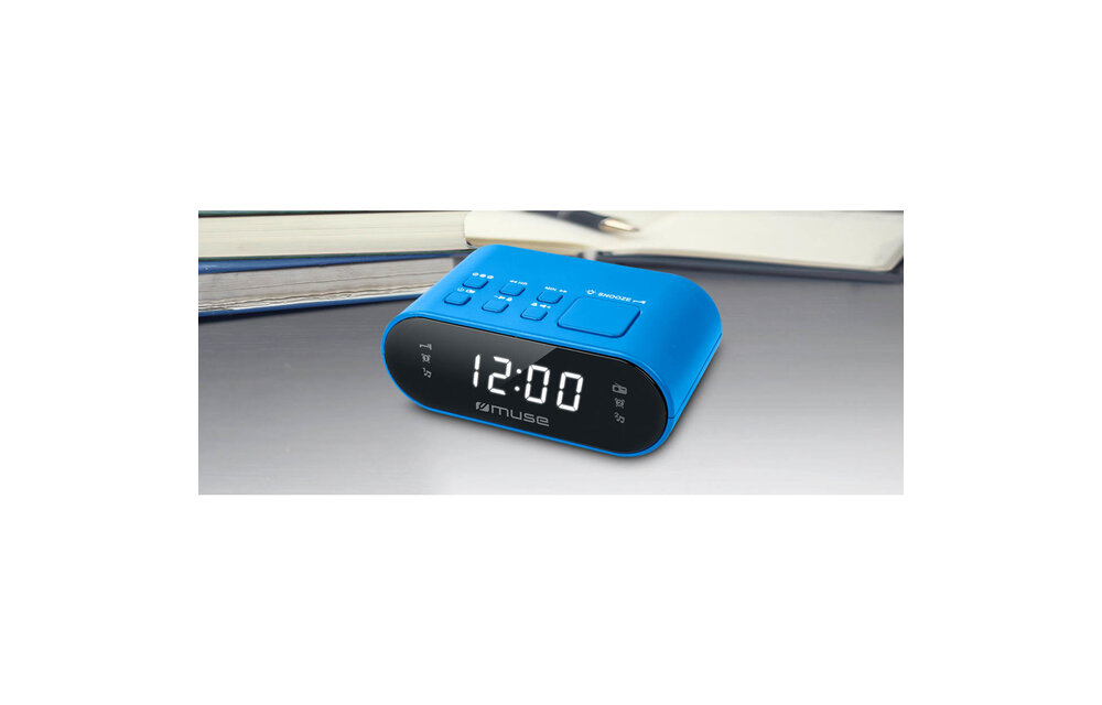 Muse M-10 BL - Wekkerradio