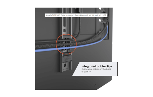 Vogel's TVM 5605 40 -100 inch zwart Platte tv-beugel - TV muurbeugel