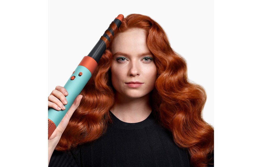 Dyson Airwrap i.d. Straight + Wavy Red Velvet / Goud - Krulborstel