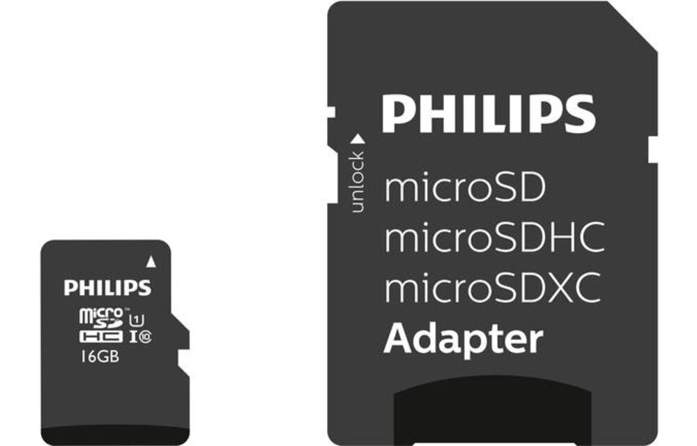 Philips 32GB Micro SDHC geheugenkaart - Micro SD kaart