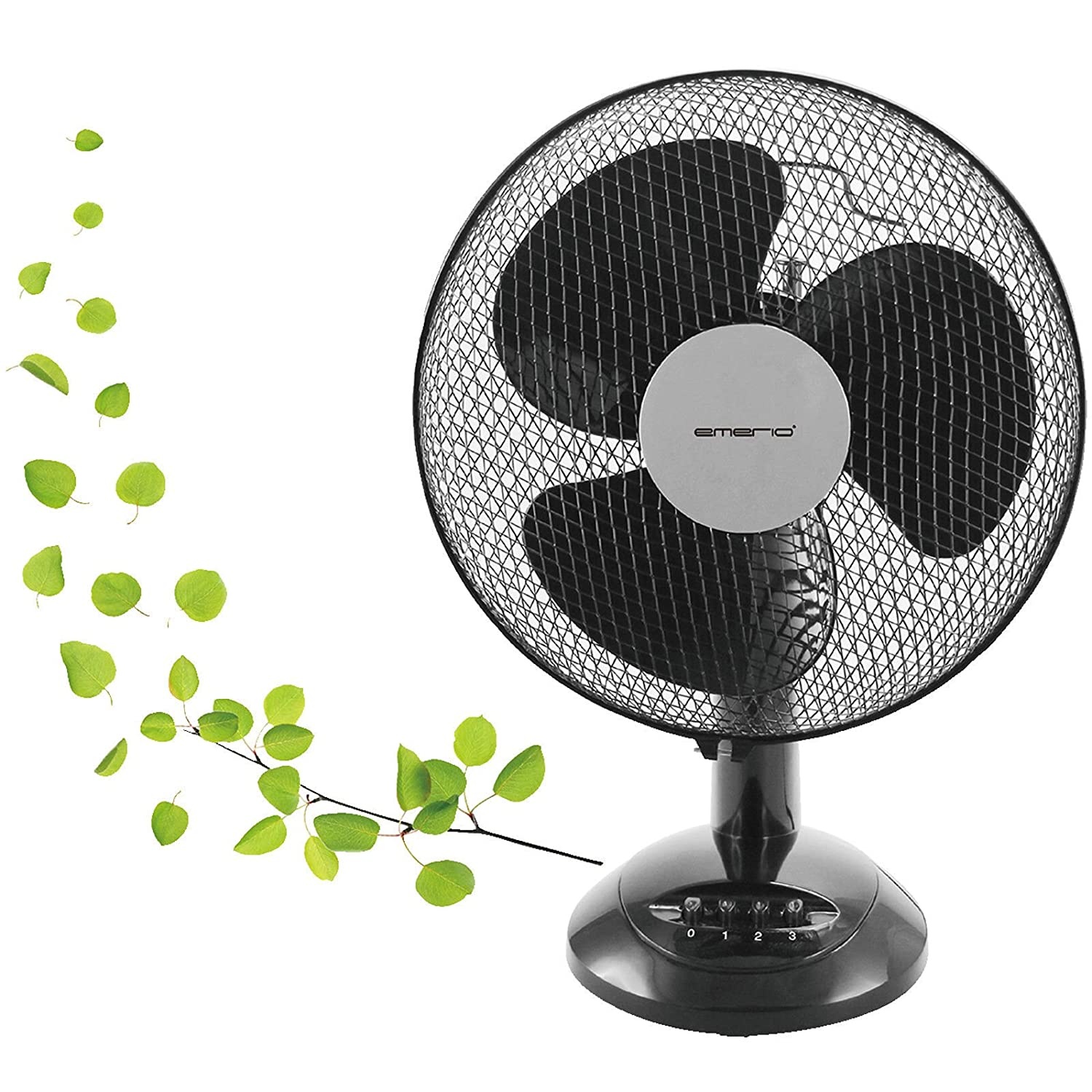 Emerio FN-114202.1 Zwart  - Tafelventilator