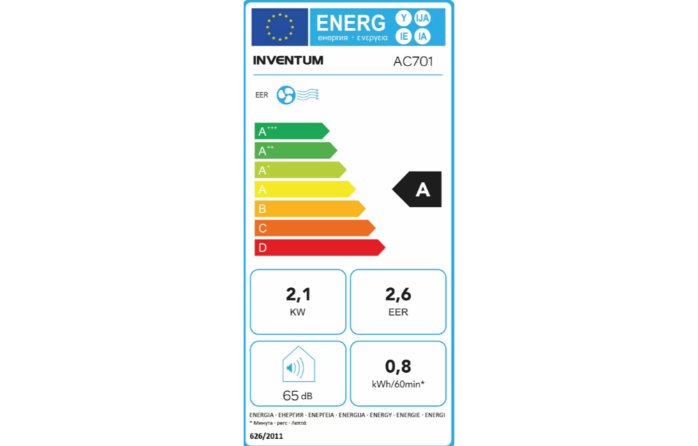 Inventum AC701 - Mobiele airco