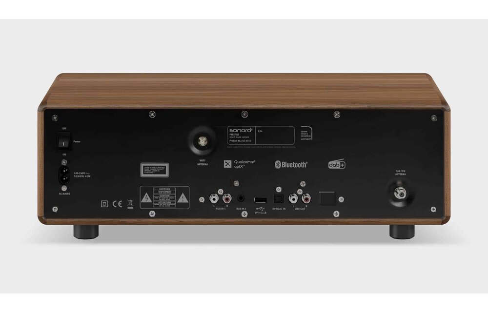 Sonoro PRESTIGE X Antraciet/ Walnut - Radio