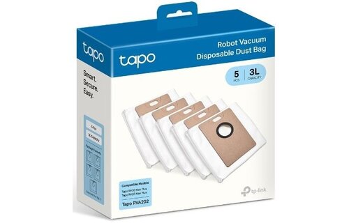 TP-Link Tapo RVA202 wegwerpstofzakken (5 stuks) - Stofzuigerzakken