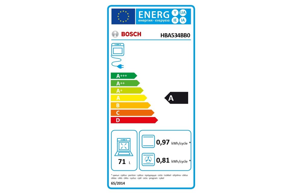 Bosch HBA534BB0 - Inbouw oven
