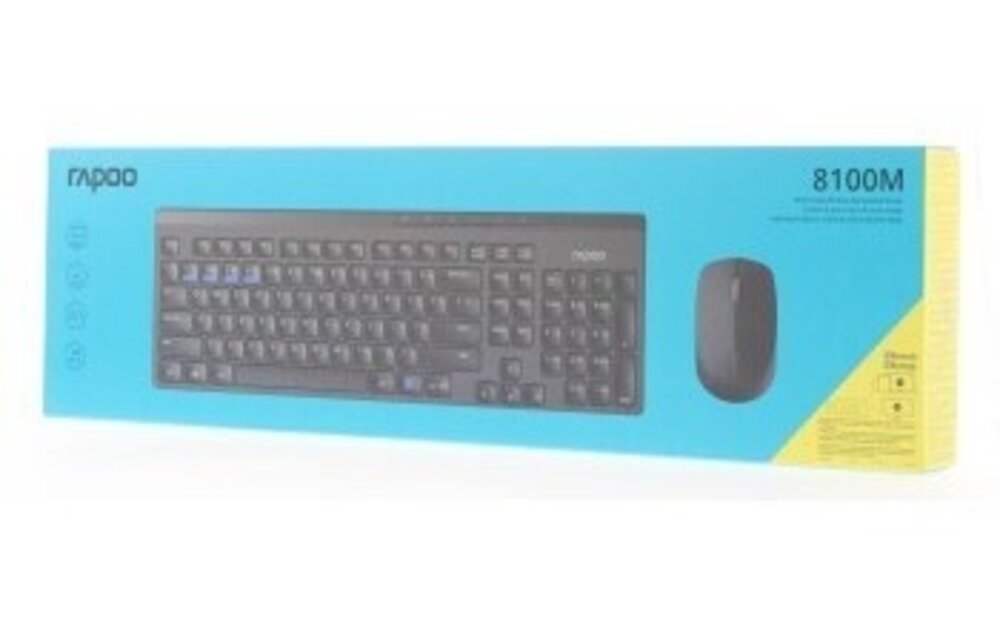 Rapoo 8100MUIB - Toetsenbord + muis set