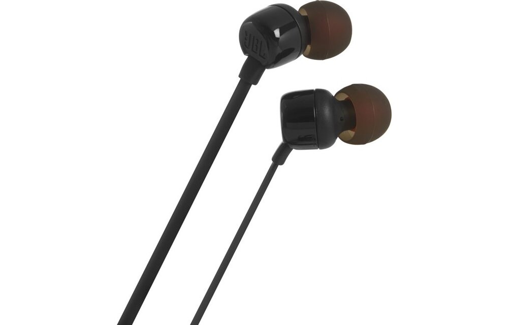 JBL T110 Zwart - Oordopjes