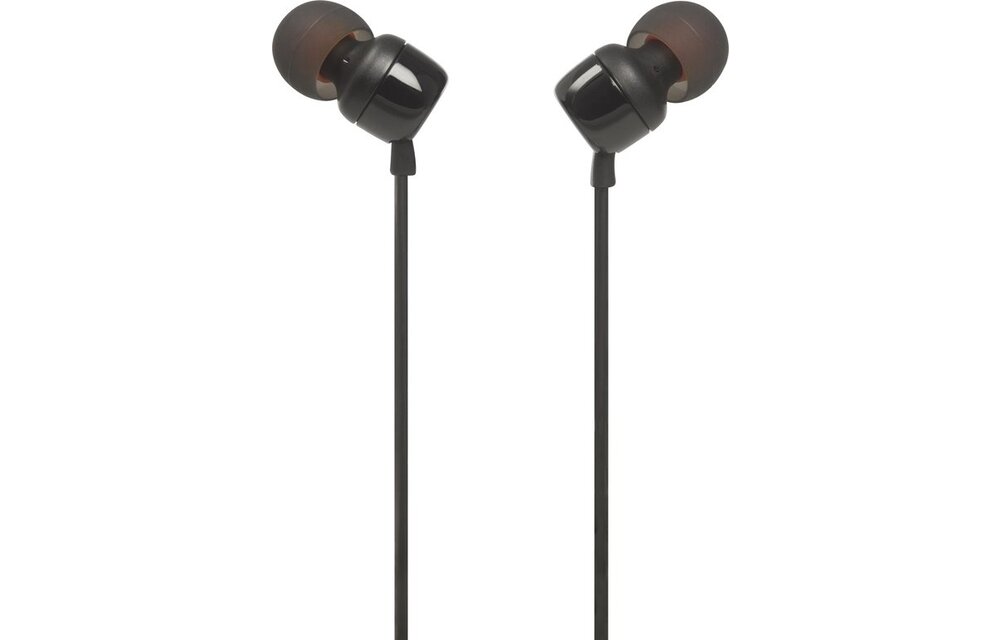 JBL T110 Zwart - Oordopjes