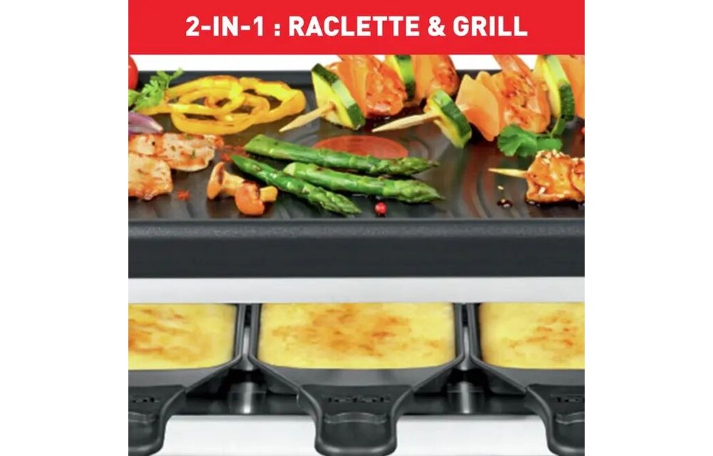 Tefal Gourmet 10 Inox & Design RE4588 - Gourmetset