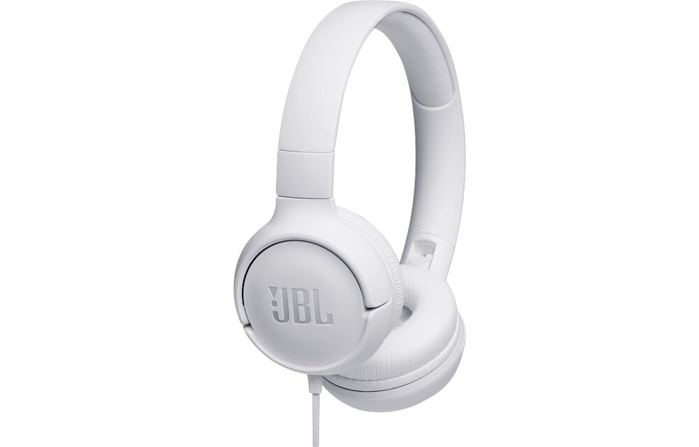 JBL Tune 500 Wit - Draadloze koptelefoon