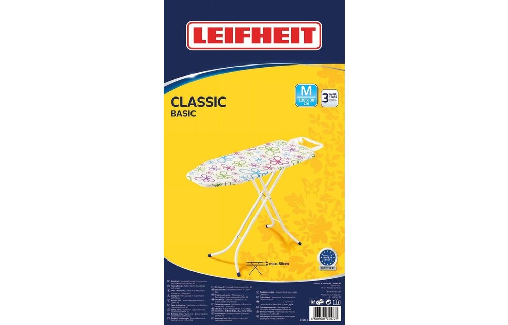 Leifheit Classic M Basic - 120x38 cm - Strijkplank