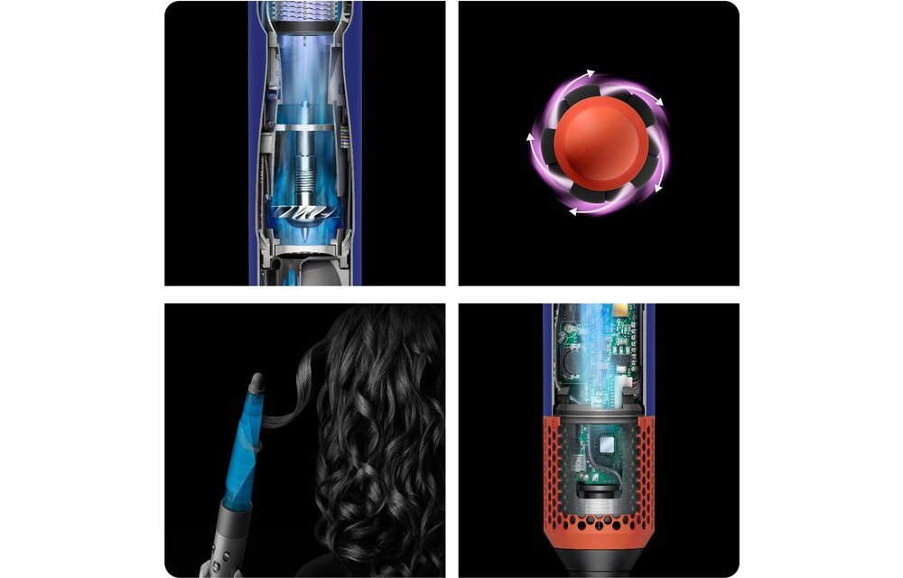 Dyson Airwrap i.d. Straight+Wavy Jasper plum - Krultang