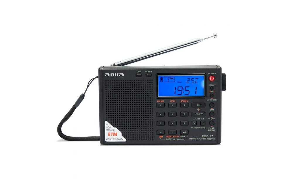 Aiwa RMD-77 Zwart - Radio