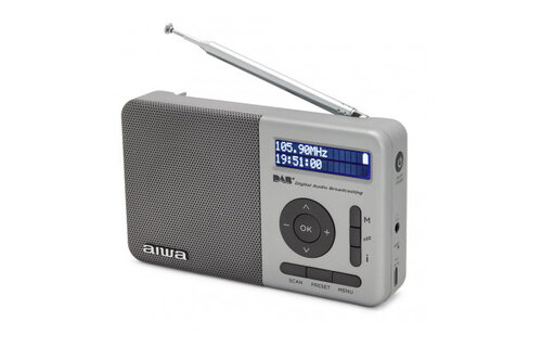Aiwa RD-40DAB/SL Zilver - Radio