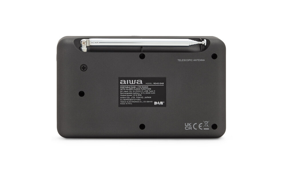 Aiwa RD-40DAB/BK Zwart - Radio