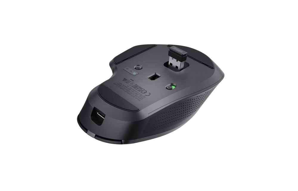 Trust 24935 Ozaa+ Multi-Connect Zwart - Muis
