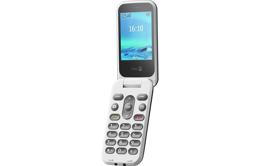 Doro 2820 Blauw/wit - Mobiele telefoon
