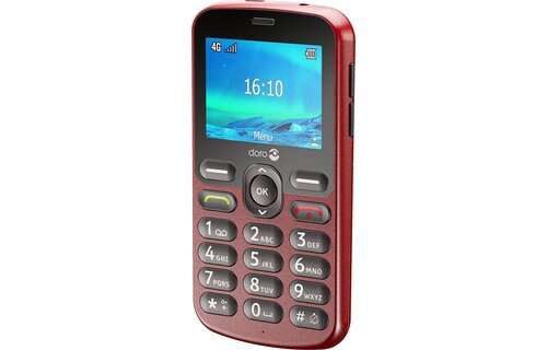 Doro 1880 4G Rood - Mobiele telefoon