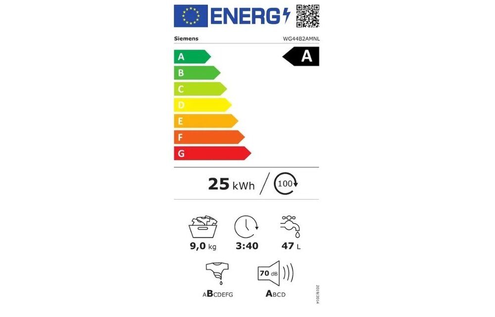 Siemens WG44B2AMNL extraKlasse - Wasmachine