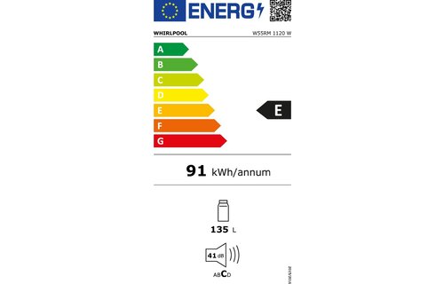 Whirlpool W55RM 1120 W - Tafelmodel koelkast