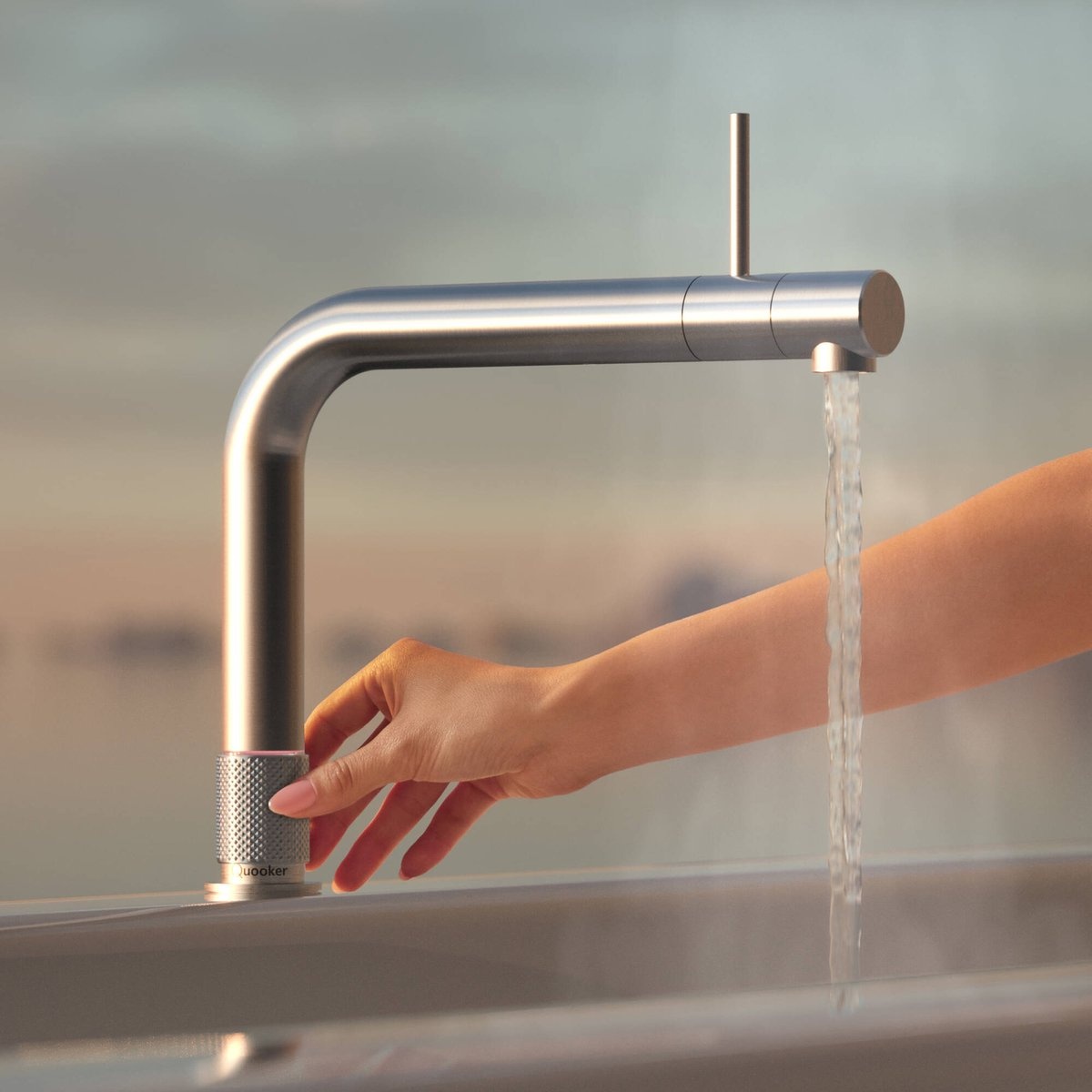 Quooker FTSST Front Keukenmengkraan RVS - Kokendwaterkraan