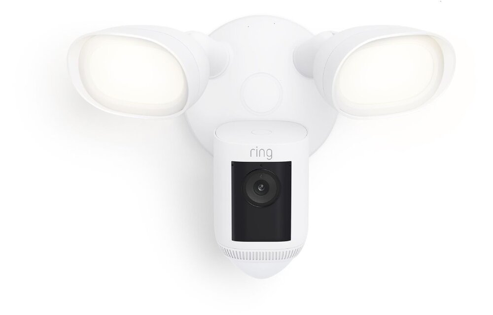 Ring Floodlight Cam Wired Pro Wit - Beveiligingscamera