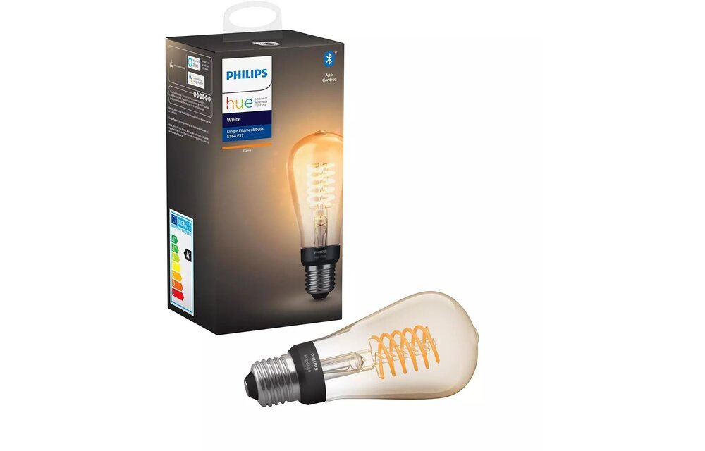 Philips HUE Single Pack 1x E27 / 7 WATT / A60 / White - Slimme lamp