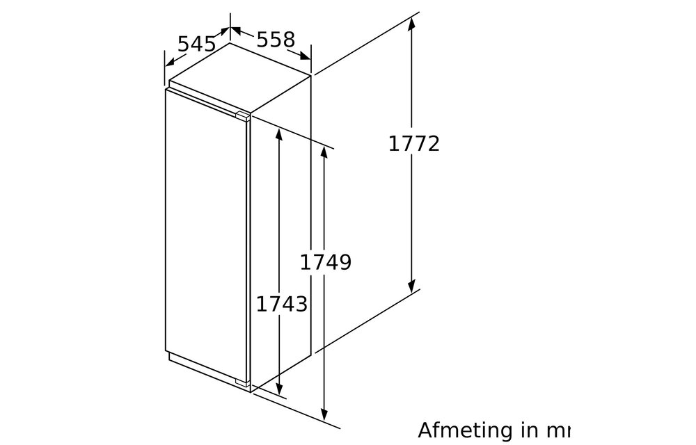 Siemens KI82LAFF0 - Inbouw koel-vriescombinatie