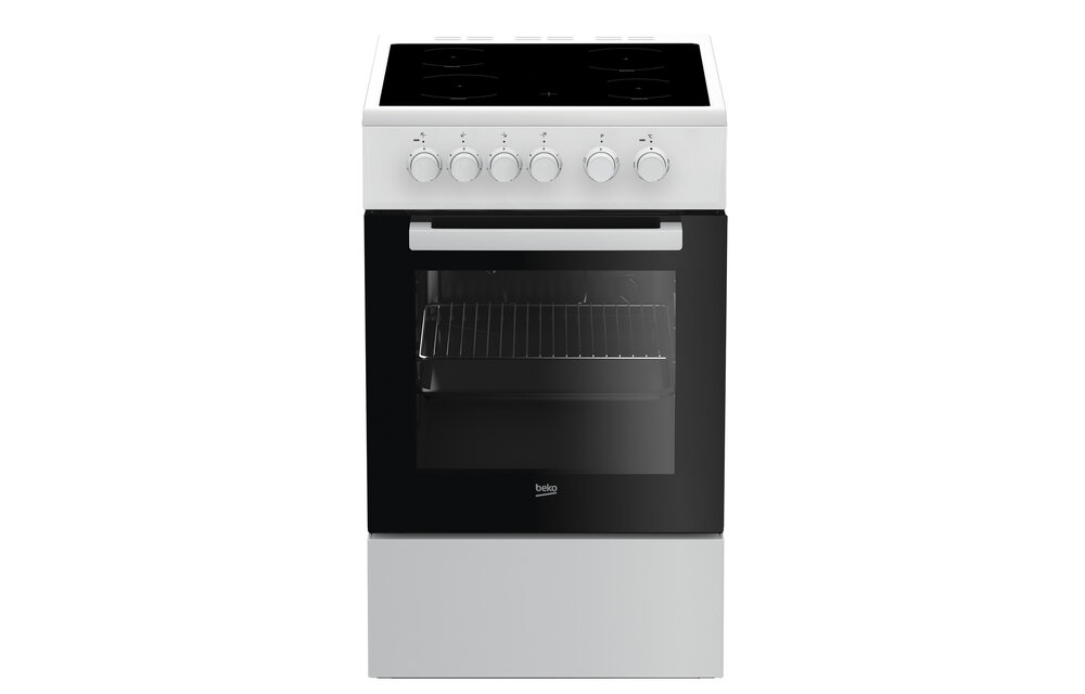Beko FSS57000GW - Keramisch fornuis