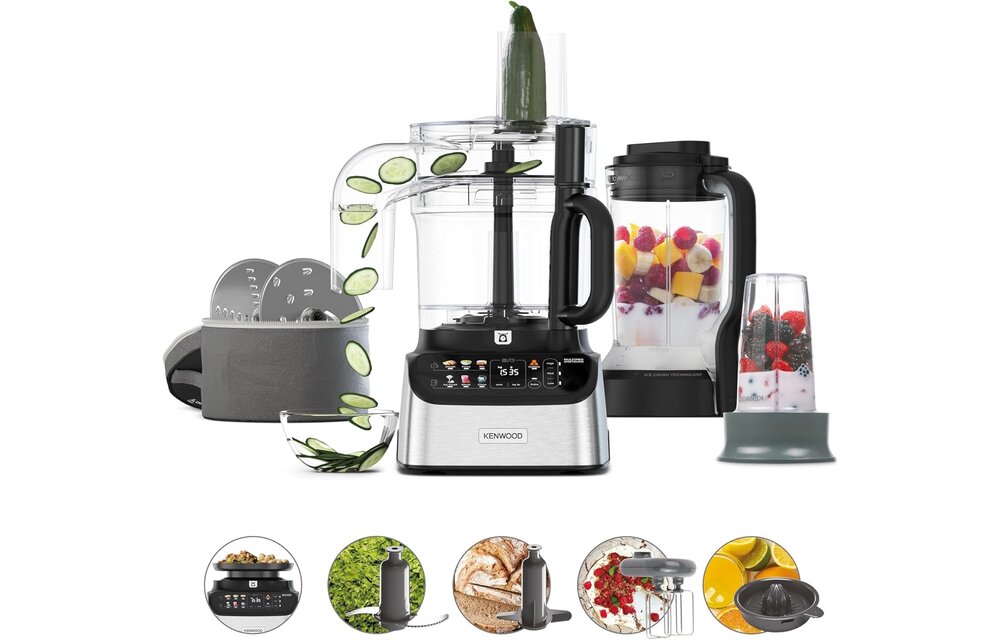 Kenwood MultiPro OneTouch FDM73.850.SS - Foodprocessor