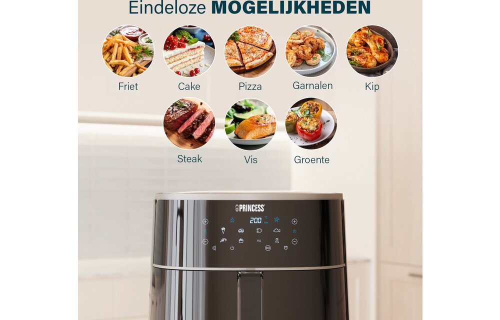 Princess 182254 Digitale Airfryer XXL - Hetelucht friteuse