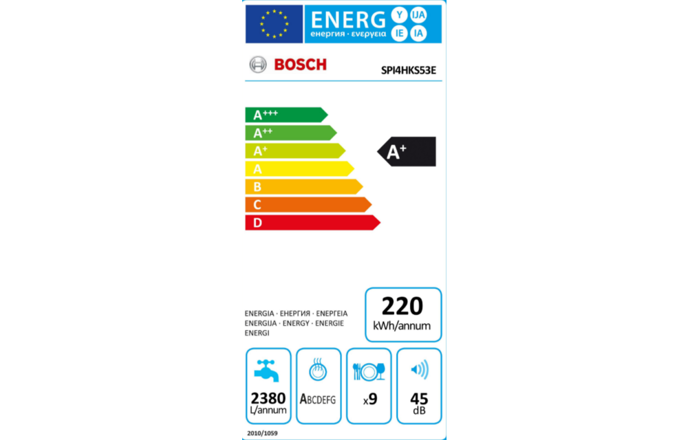 Bosch SPI4HKS53E - Inbouw vaatwasser