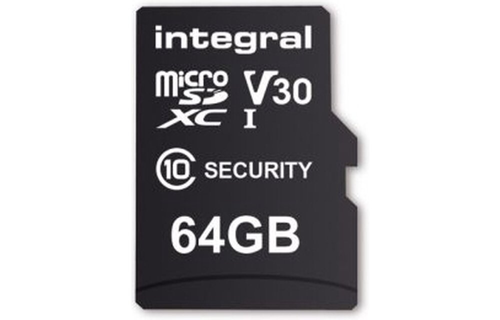 Integral Security MicroSDXC 64GB Class 10 - Micro SD kaart