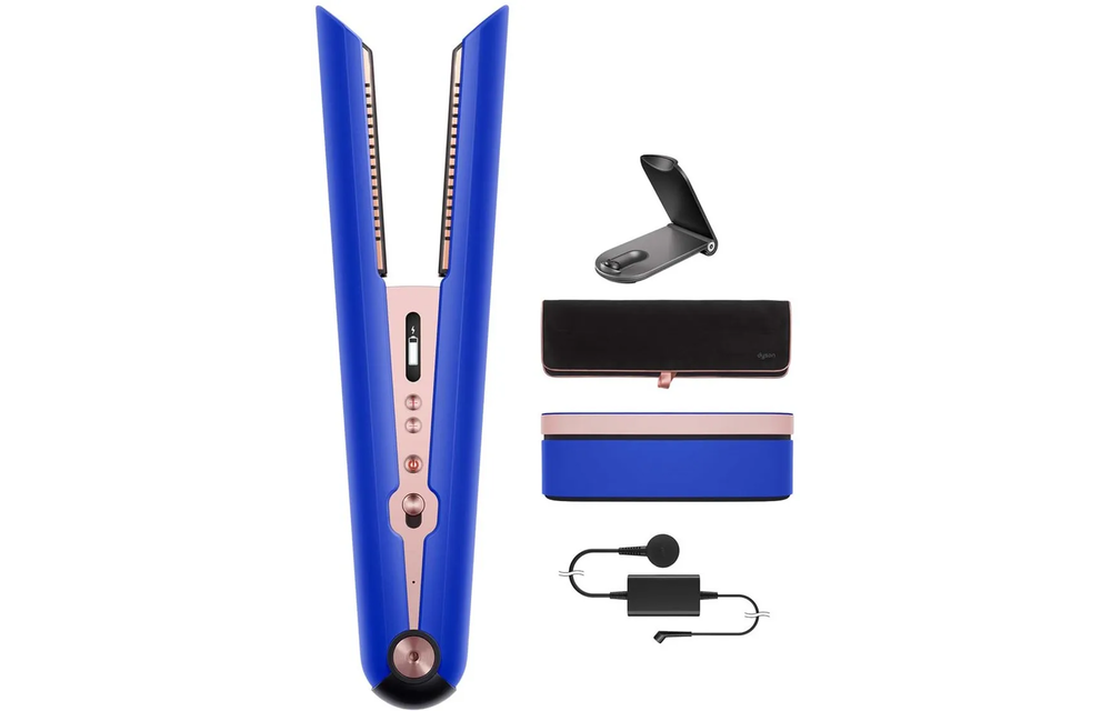 Dyson Corrale Blauw/ Blush - Stijltang