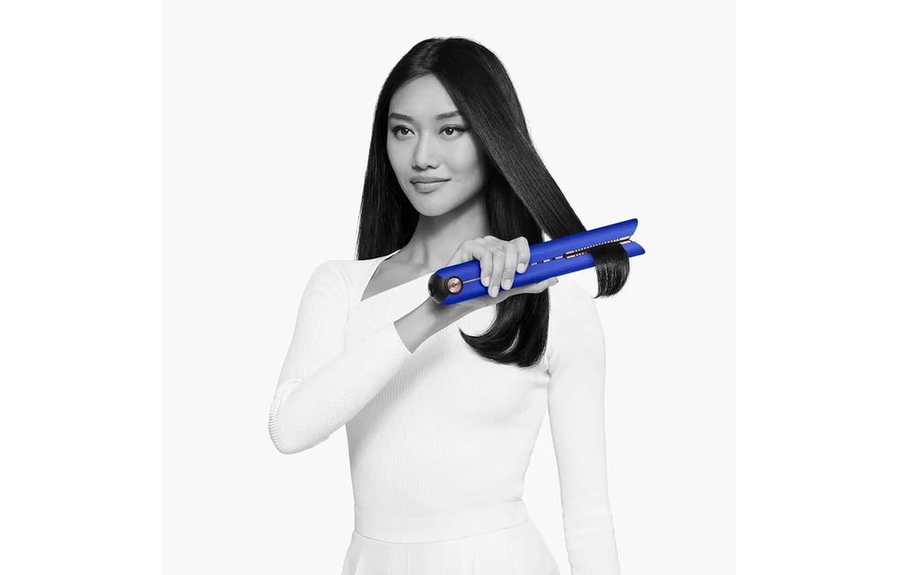 Dyson Corrale Blauw/ Blush - Stijltang