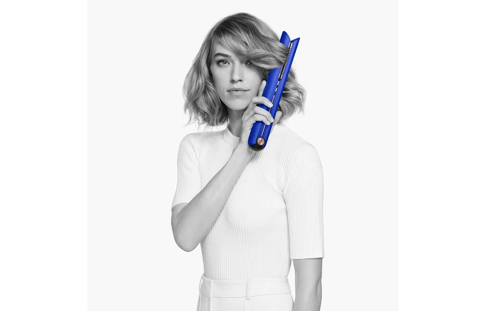 Dyson Corrale Blauw/ Blush - Stijltang