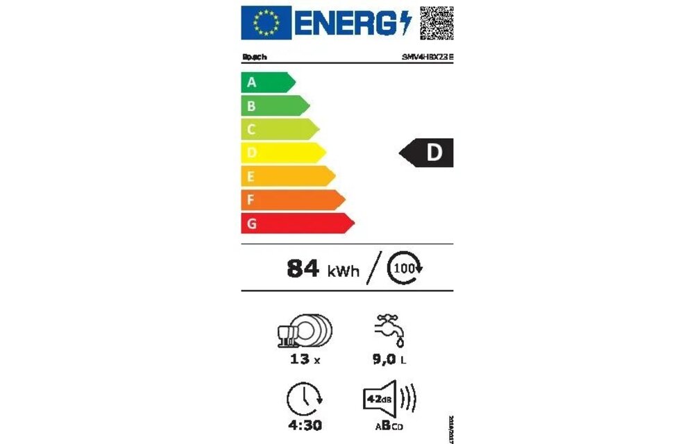 Bosch SMV4HBX23E EXCLUSIV - Inbouw vaatwasser